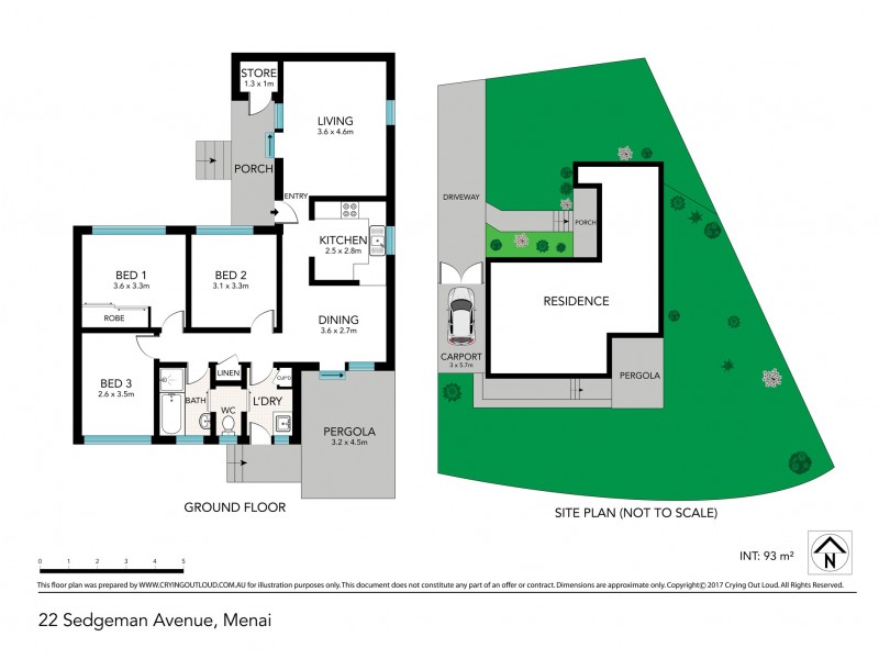 22 Sedgeman Avenue, Menai NSW 2234 Floorplan