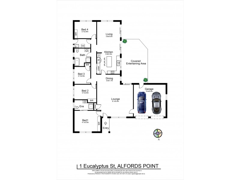 1 Eucalyptus Street, Alfords Point NSW 2234 Floorplan
