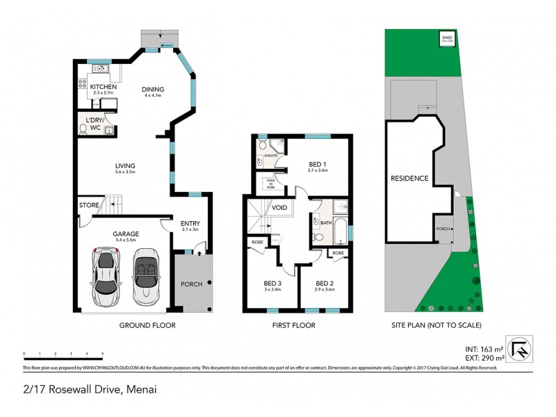 2/17 Rosewall Drive, Menai NSW 2234 Floorplan