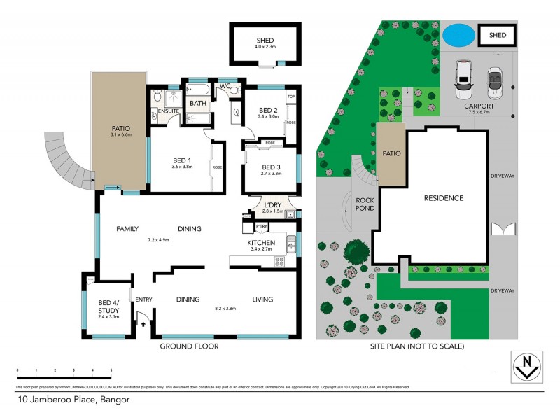 10 Jamberoo Place, Bangor NSW 2234 Floorplan