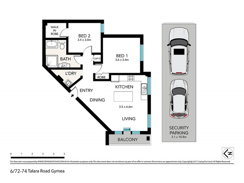 6/72-74 Talara Road, Gymea NSW 2227 Floorplan
