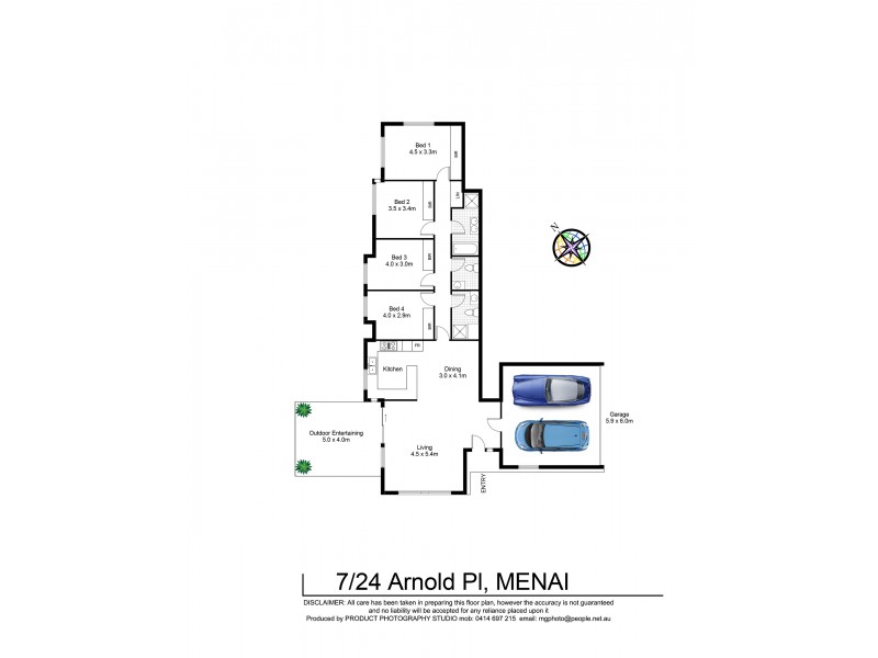 7/24 Arnold Place, Menai NSW 2234 Floorplan