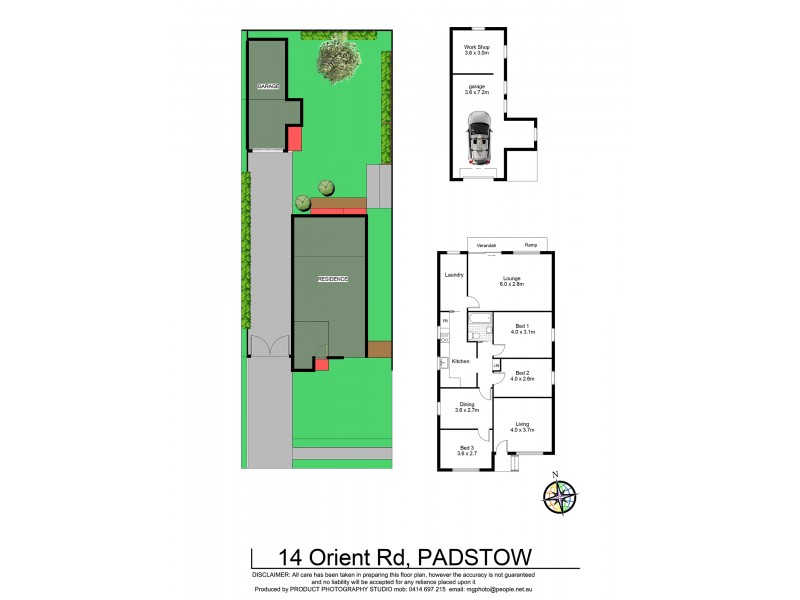 14 Orient Road, Padstow NSW 2211 Floorplan