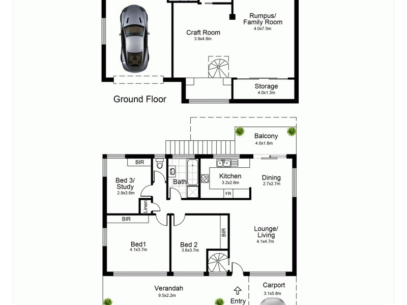 12 Jindabyne Crescent, Peakhurst Heights NSW 2210 Floorplan