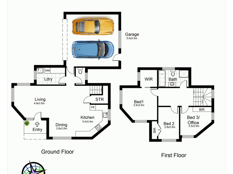 2/104-106 Beaumaris Drive, Menai NSW 2234 Floorplan