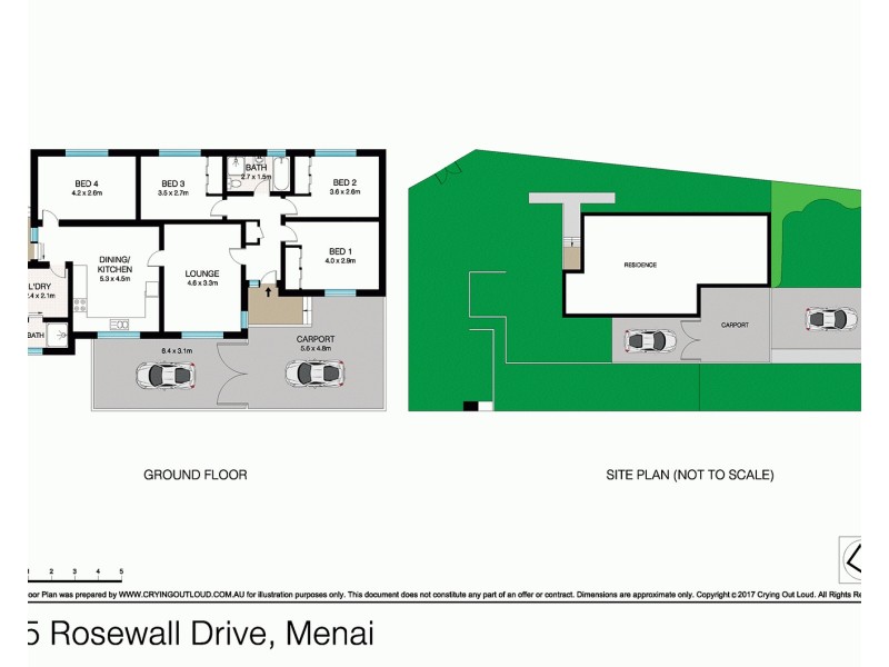 45 Rosewall Drive, Menai NSW 2234 Floorplan