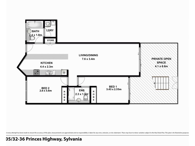 8/34 Princes Hwy, Sylvania NSW 2224 Floorplan