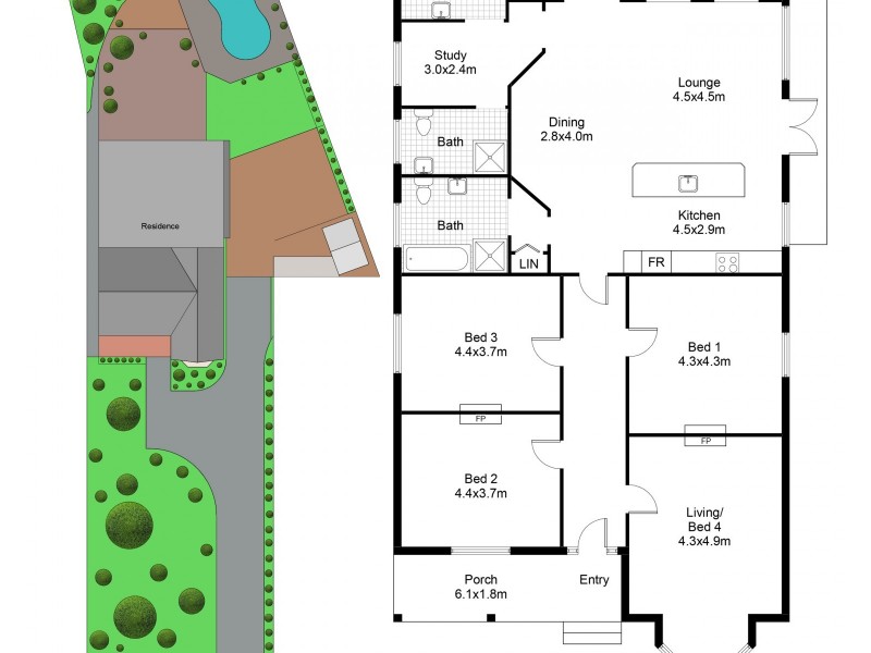 287 Stoney Creek Road, Kingsgrove NSW 2208 Floorplan