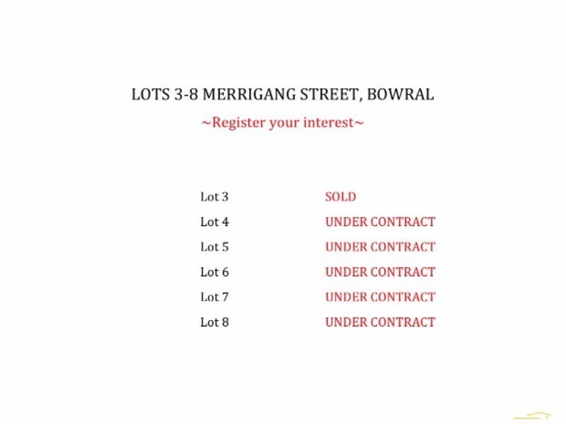 Lot 3-8 Cnr Albert Street & Merrigang Street, Bowral NSW 2576