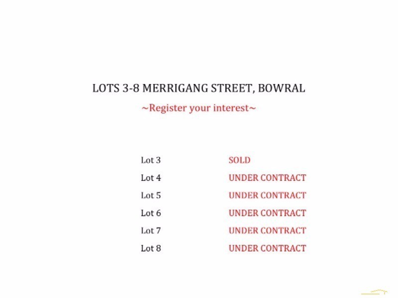 Lot 6 Merrigang Street, Bowral NSW 2576