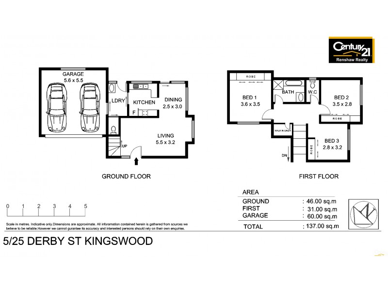 5/25 Derby Street, Kingswood NSW 2747 Floorplan