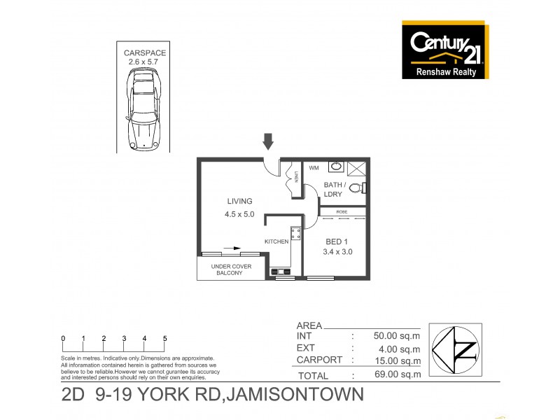 2D/ 9 – 19 York Road, Jamisontown NSW 2750 Floorplan