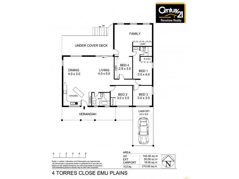 4 Torres Close, Emu Plains NSW 2750 Floorplan