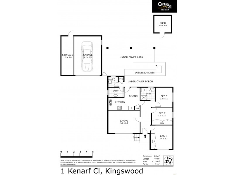 1 Kenarf Close, Kingswood NSW 2747 Floorplan