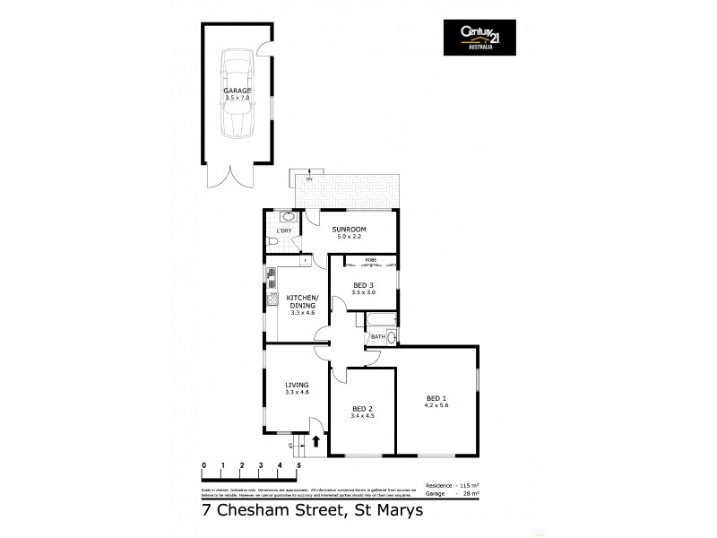 7 Chesham Street, St Marys NSW 2760 Floorplan