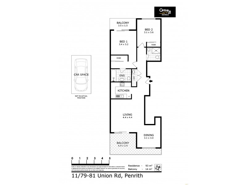 11/79-81 Union Road, Penrith NSW 2750 Floorplan