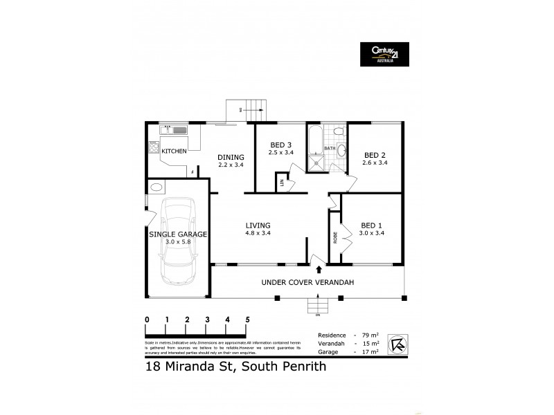 18 Miranda Street, South Penrith NSW 2750 Floorplan