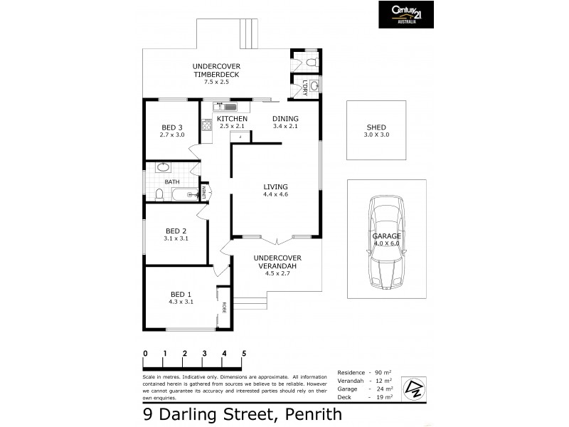 9 Darling Street, Penrith NSW 2750 Floorplan