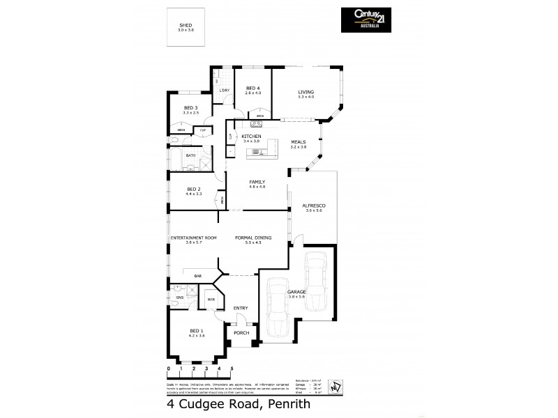 4 Cudgee Road, Penrith NSW 2750 Floorplan