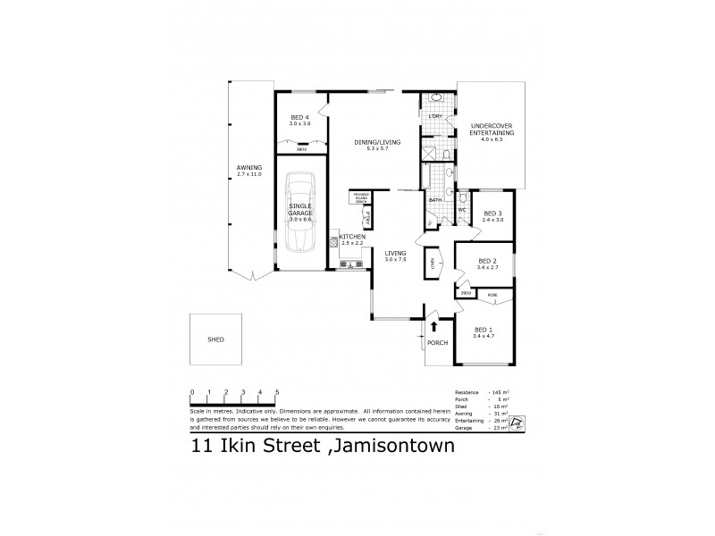 11 Ikin Street, Jamisontown NSW 2750 Floorplan
