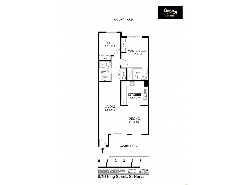8/54 King Street, St Marys NSW 2760 Floorplan