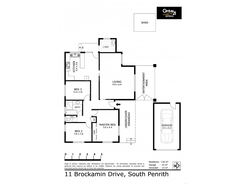 11 Brockamin Drive, South Penrith NSW 2750 Floorplan