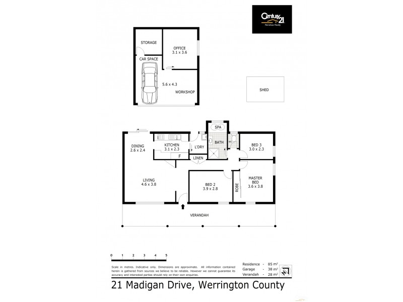 21 Madigan Drive, Werrington County NSW 2747 Floorplan