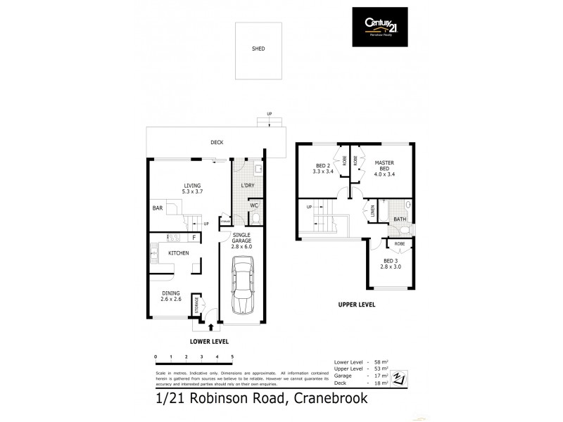 1/21 Robinson Road, Cranebrook NSW 2749 Floorplan