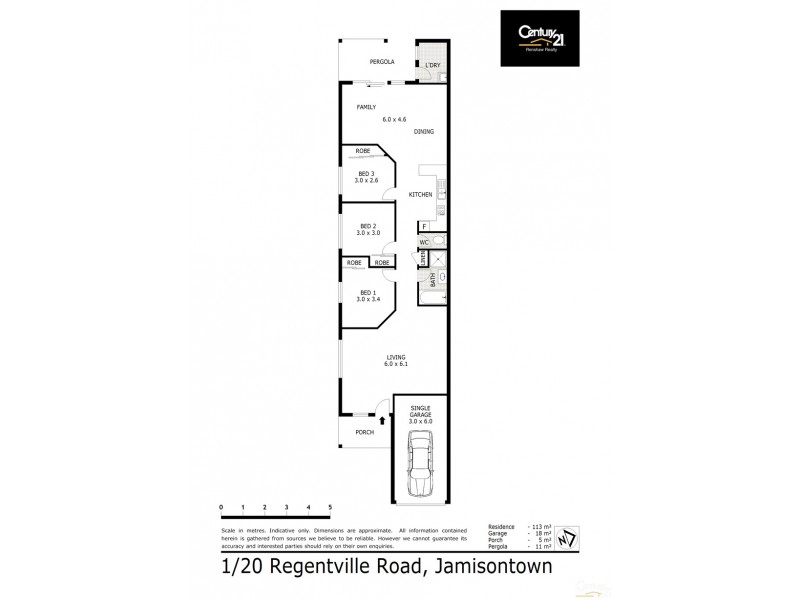 1/20 Regentville Road, Jamisontown NSW 2750 Floorplan