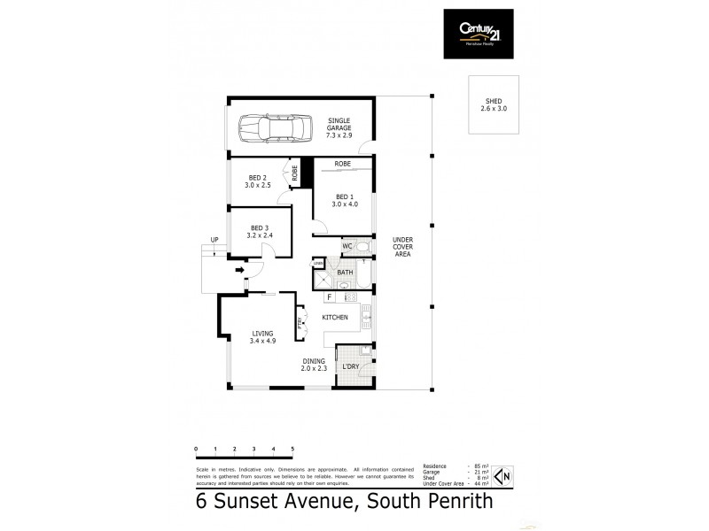 6 Sunset Avenue, South Penrith NSW 2750 Floorplan