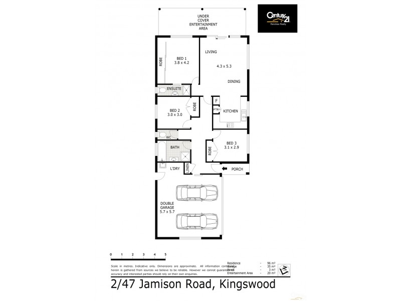 2/47 Jamison Road, Kingswood NSW 2550 Floorplan