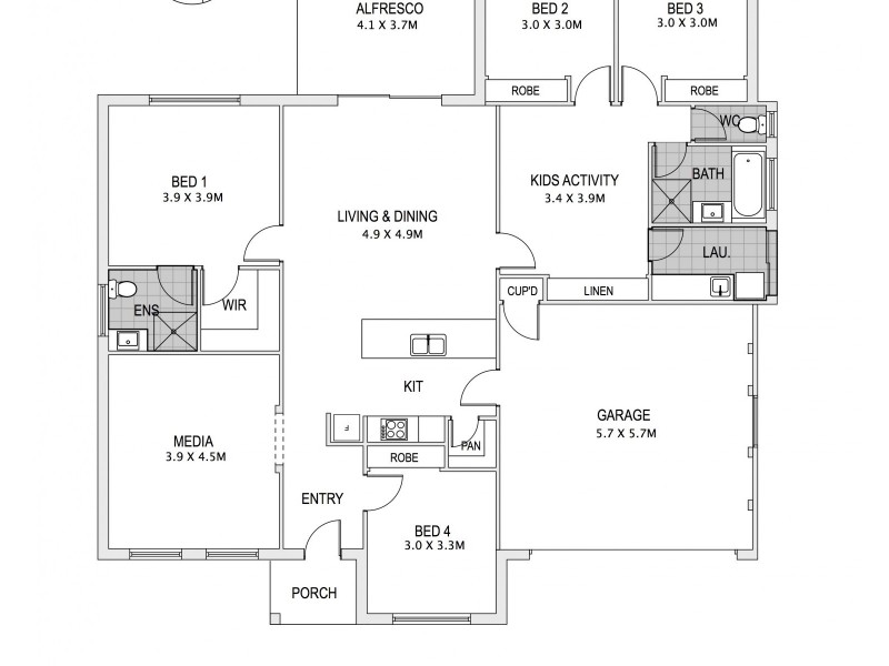 60 MOLLOY DRIVE, Orange NSW 2800 Floorplan