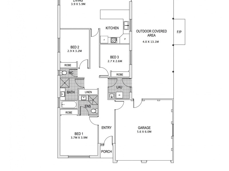 307 Dalton Street, Orange NSW 2800 Floorplan