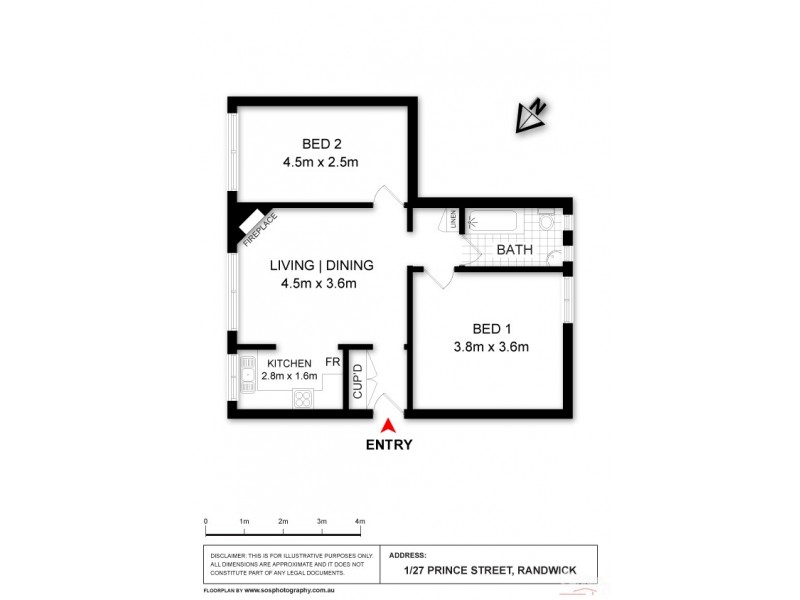 1/27 Prince Street, Randwick NSW 2031 Floorplan