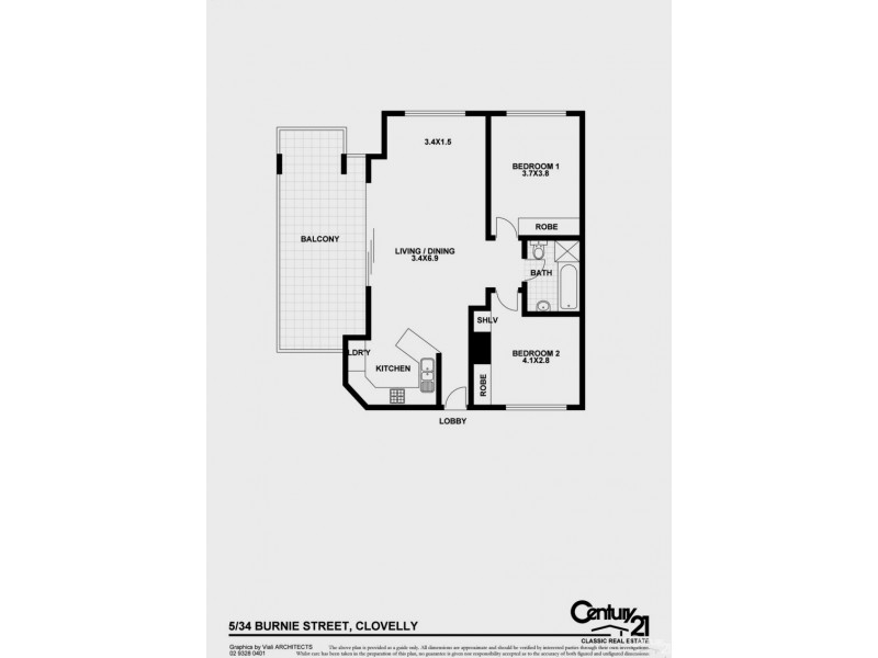 5/34 Burnie Street, Clovelly NSW 2031 Floorplan