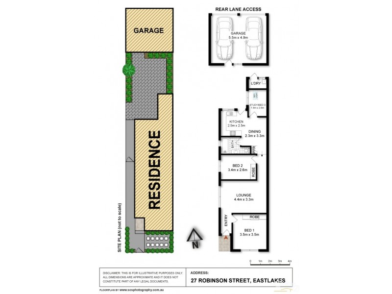 27 Robinson Street, Eastlakes NSW 2018 Floorplan