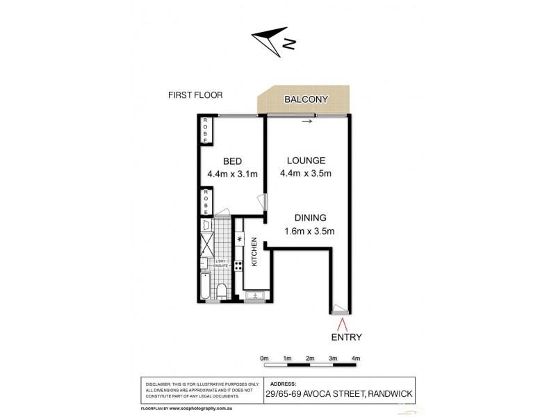 29/65-69 Avoca Street, Randwick NSW 2031 Floorplan