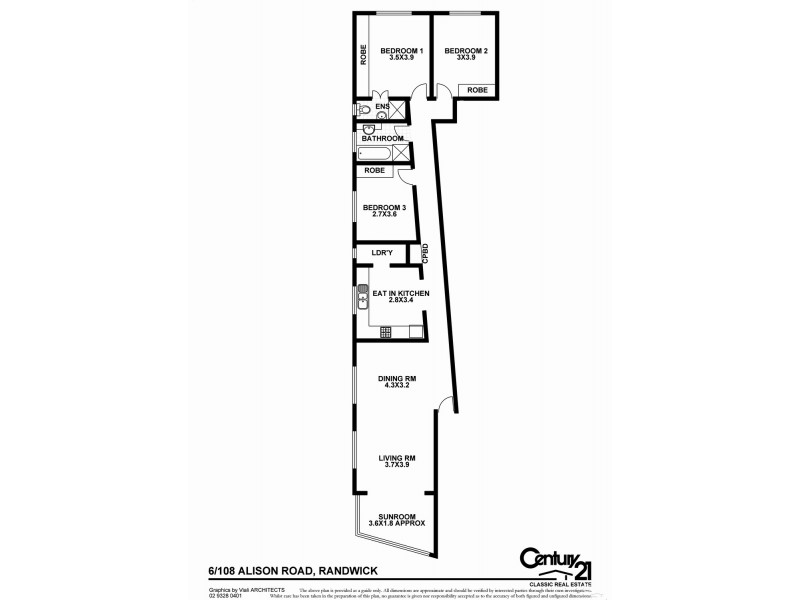 6/108 Alison Road, Randwick NSW 2031 Floorplan