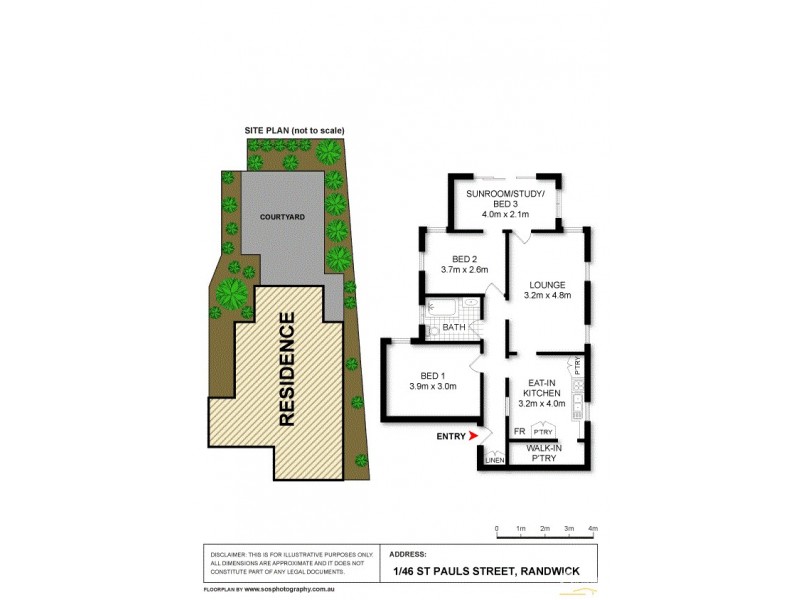 1/46 St Pauls Street, Randwick NSW 2031 Floorplan