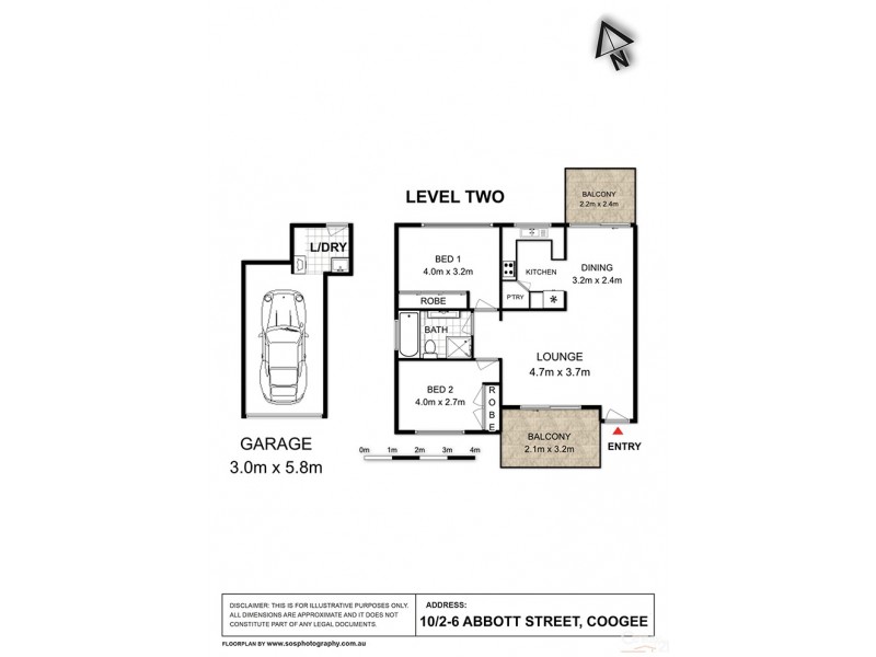 10/2-6 Abbott Street, Coogee NSW 2034 Floorplan