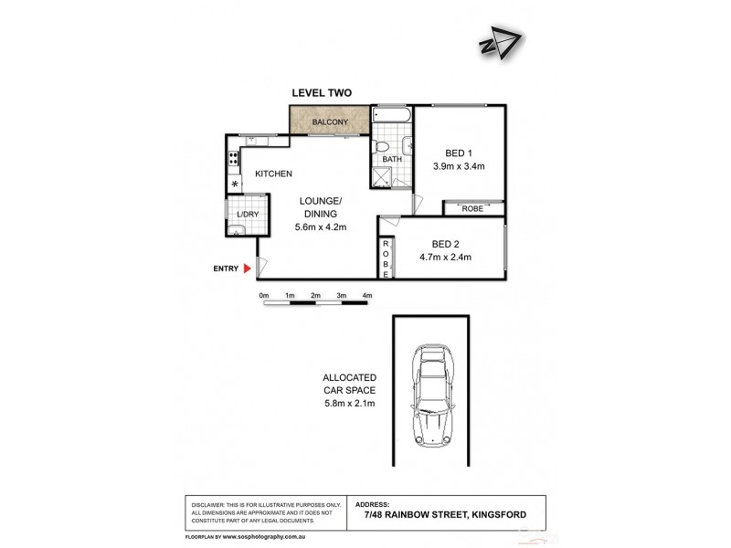 7/48 Rainbow Street, Kingsford NSW 2032 Floorplan