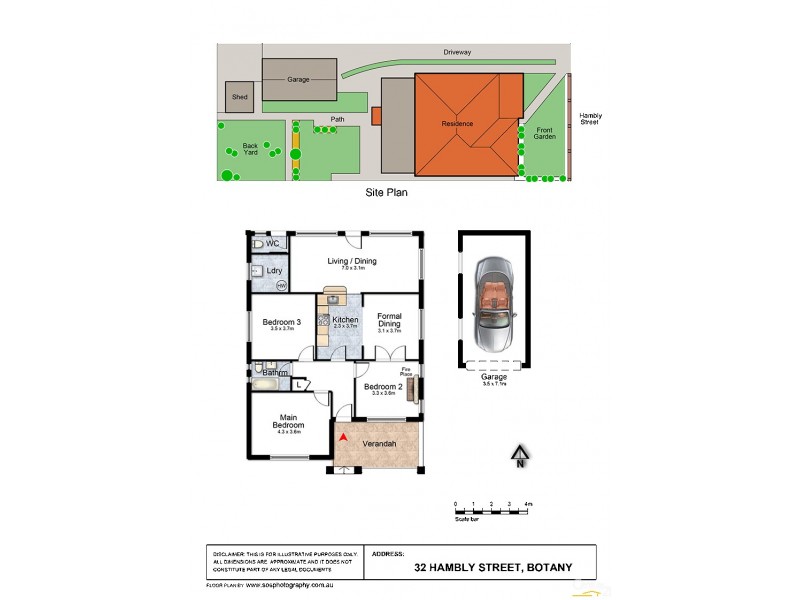 32 Hambly Street, Botany NSW 2019 Floorplan