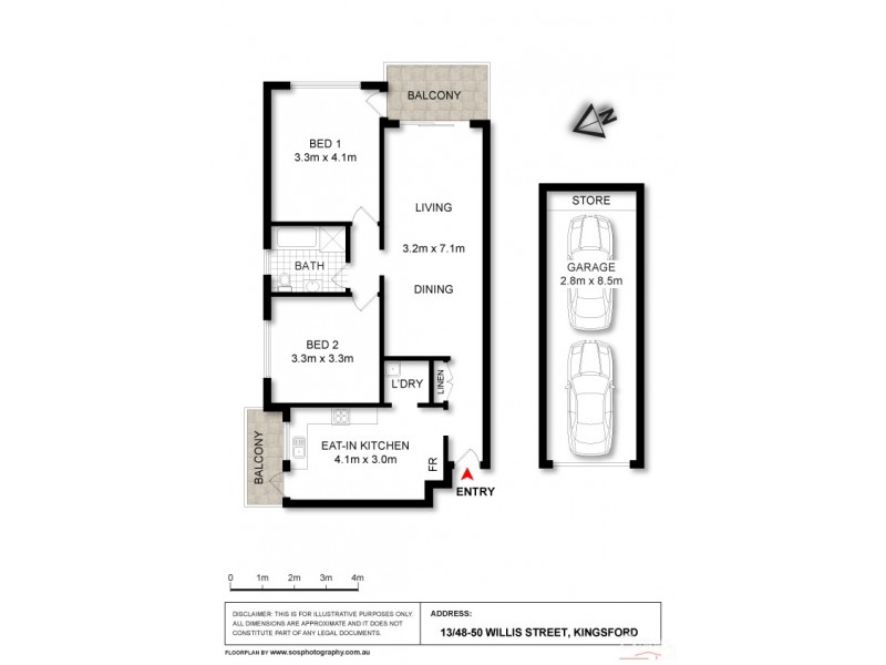 13/48-50 Willis Street, Kingsford NSW 2032 Floorplan