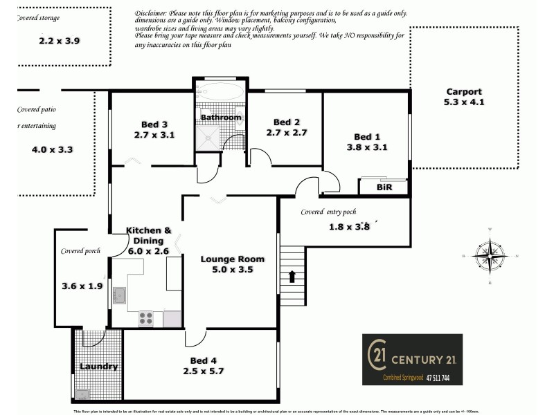 4 Nagle Ave, Springwood NSW 2777 Floorplan