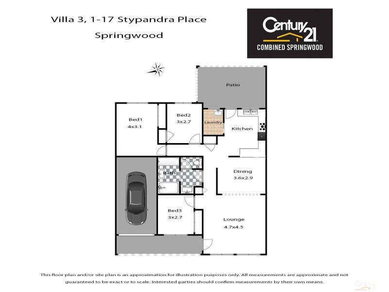 3/1-17  Stypandra Place, Springwood NSW 2777 Floorplan