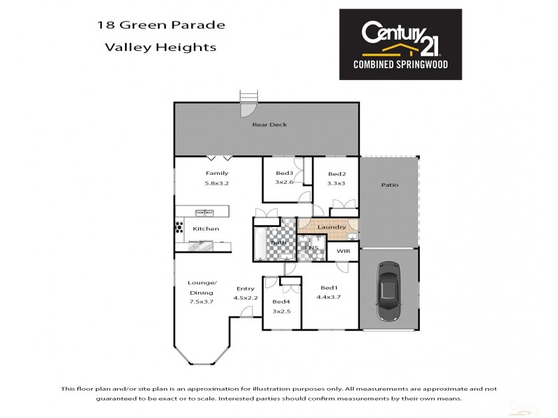 18  Green Parade, Valley Heights NSW 2777 Floorplan