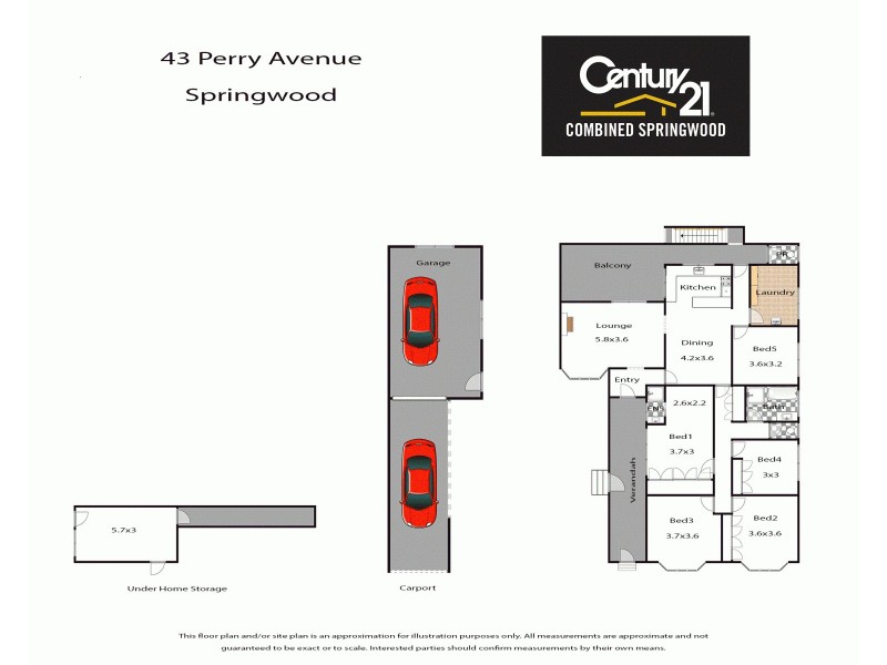 43 Perry Avenue, Springwood NSW 2777 Floorplan