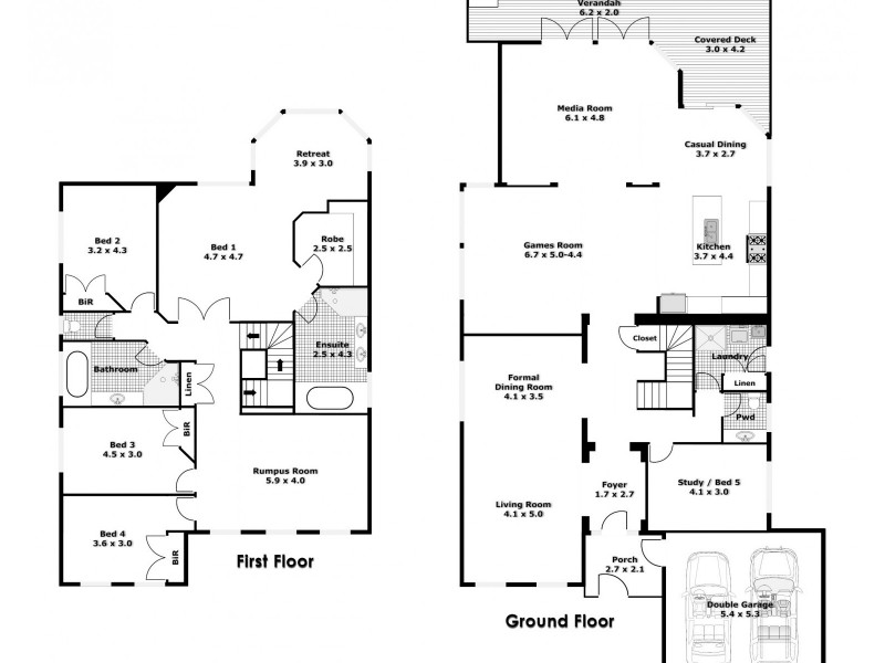 4 Lewin St, Blaxland NSW 2774 Floorplan
