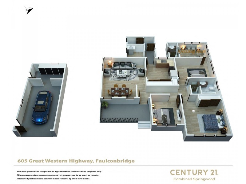 605 Great Western Highway, Faulconbridge NSW 2776 Floorplan