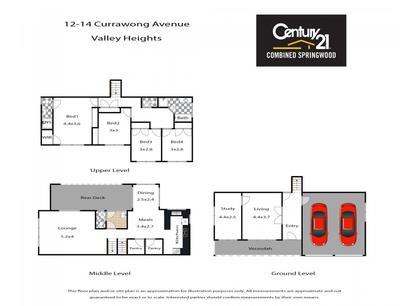 12-14 Currawong Ave, Valley Heights NSW 2777 Floorplan